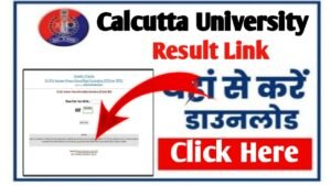 Calcutta University Result 2023