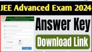JEE Advanced Answer Key 2024