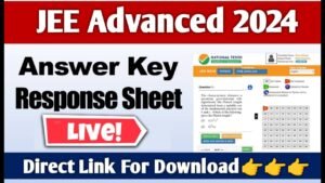 JEE Advanced Answer Key 2024 PDF