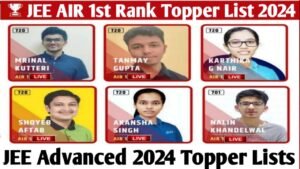 JEE Advanced Topper List 2024