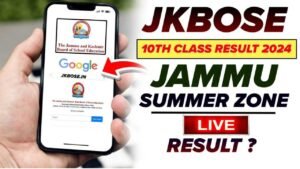 JKBOSE Class 10th Result 2024