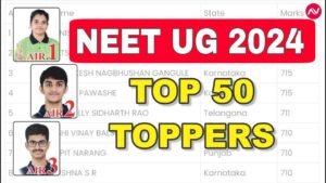 NEET UG Topper List 2024