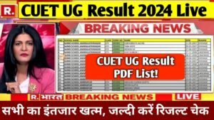 CUET UG Result 2024